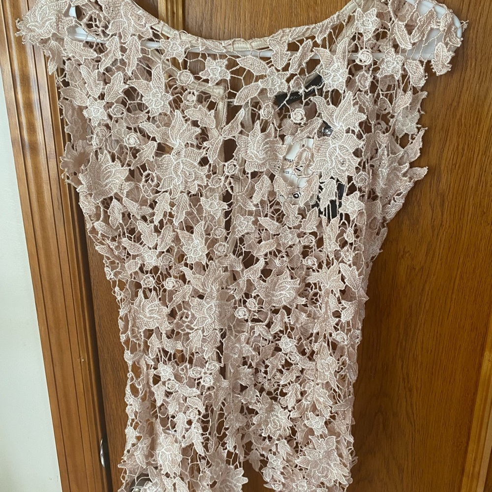 Miss Finch lace topper blouse